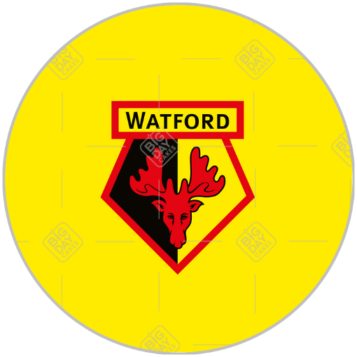 Watford FC crest topper - round
