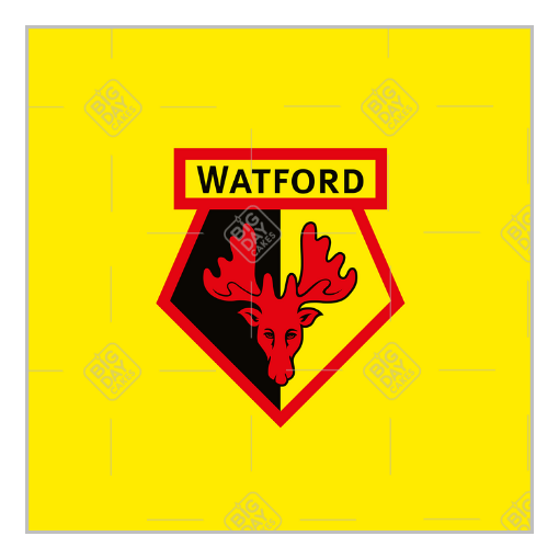 Watford FC crest topper - square