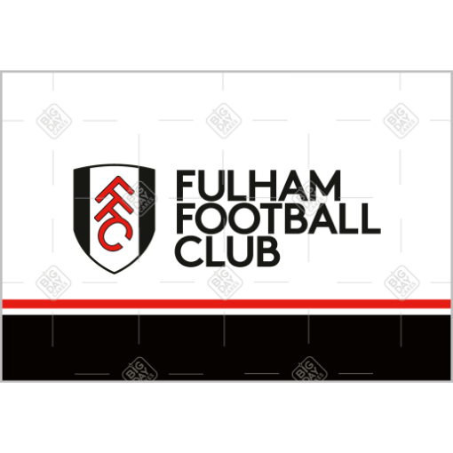 Fulham-Happy-Birthday topper - landscape