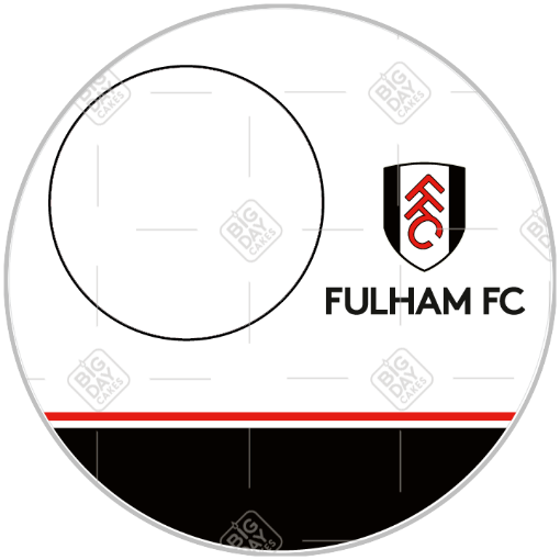 Fulham-crest frame - round