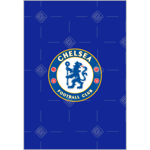 Chelsea-crest-Happy-Birthday topper - portrait
