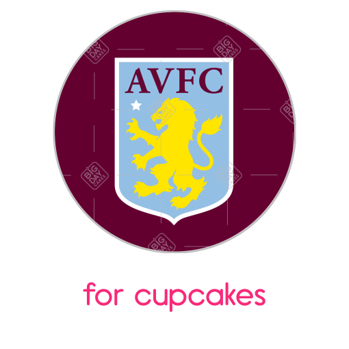 AV-claret topper - cupcakes