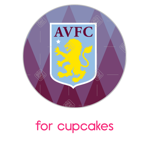 AVFC-dmd topper - cupcakes