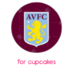 AV-claret topper - cupcakes