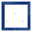Simple dark blue frame topper - square