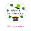 St.Patrick's_Day_hat frame - cupcakes