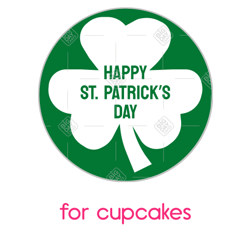 St.Patrick's_Day_green frame - cupcakes