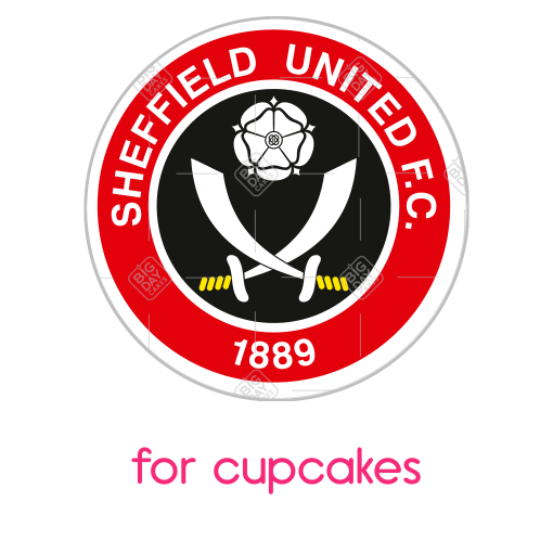Sheffield-crest-HB frame - cupcakes