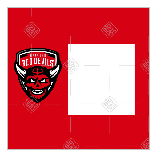 Salford Red Devils frame - square