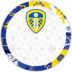 Leeds United Posters Cake Topper frame - round