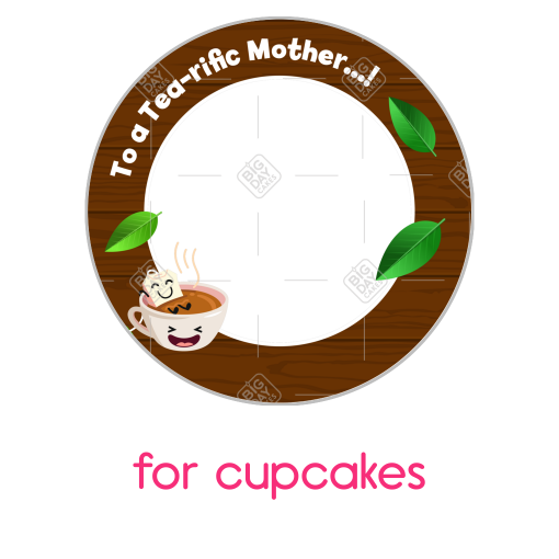 Tearific-Mother frame - cupcakes