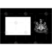 Newcastle United dark crest frame - landscape