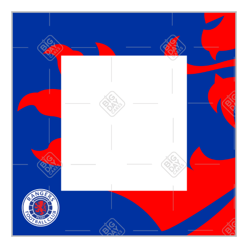 Rangers-lion-HB-Frame frame - square