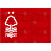 Forest Dark Red design topper - landscape